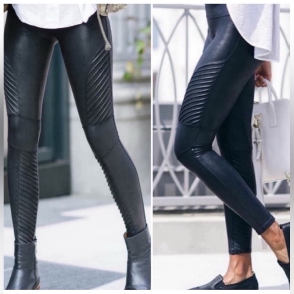 Spanx faux Moto leggings